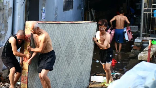 Reportan 30 mil evacuados en Vietnam a causa del tifón Talim