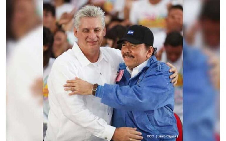 Presidente de Cuba felicita al pueblo y Gobierno de Nicaragua por el 44/19