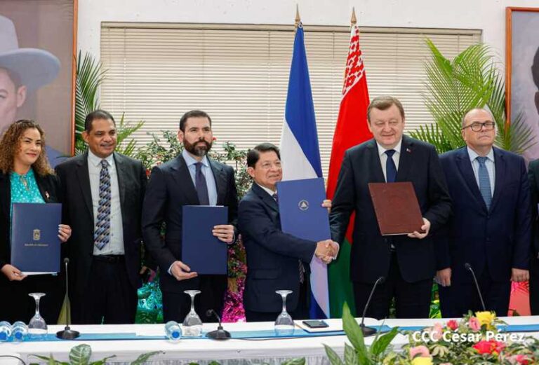 Nicaragua y Belarús firman acuerdos de cooperación