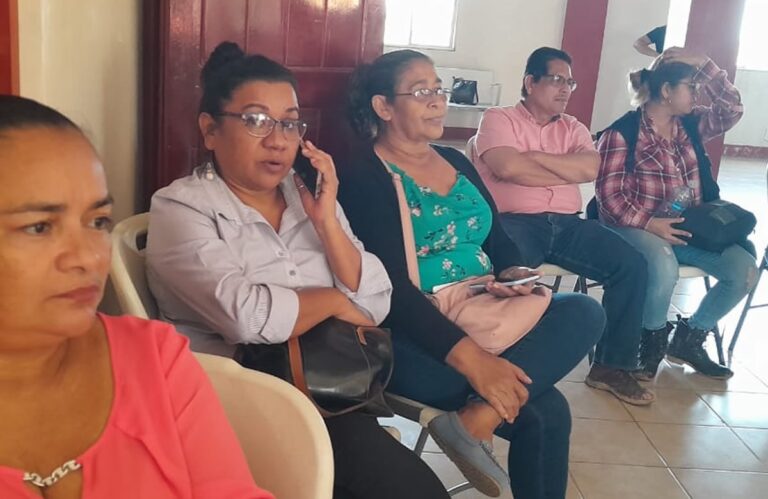 ENACAL y la Empresa Techcross realizan asamblea informativa en Bluefields