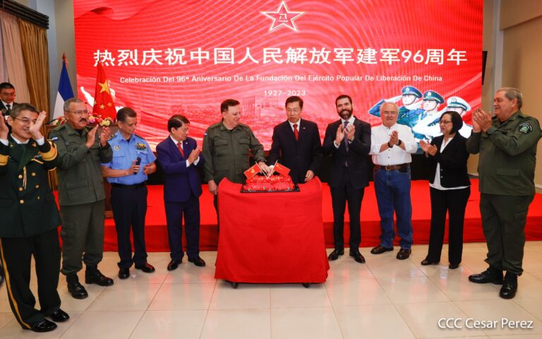 Nicaragua celebra 96 aniversario de Fundación del Ejército Popular de Liberación de China