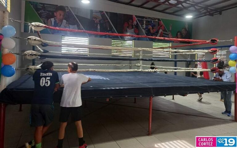 Inauguran gimnasio de boxeo en el Distrito IV de Managua