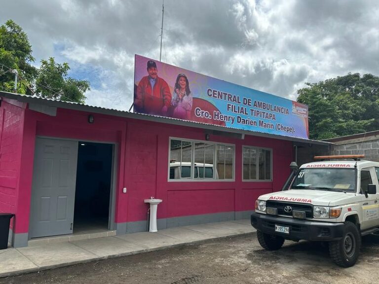 Inauguran Central de Ambulancias en Tipitapa