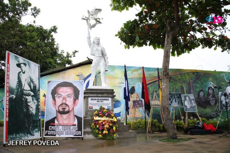 Jinotepe rinde homenaje a la guerrillera Arlen Siu