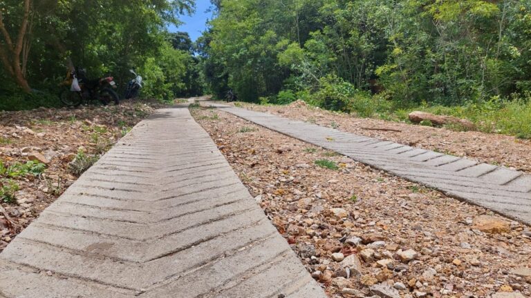 Inauguran huellas de rodamiento en Somoto