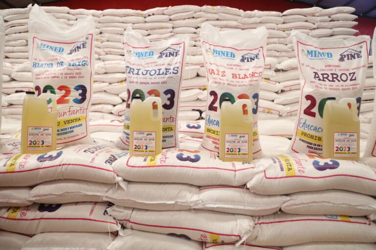 Llega la Merienda Escolar para 4 mil estudiantes de la Isla de Ometepe