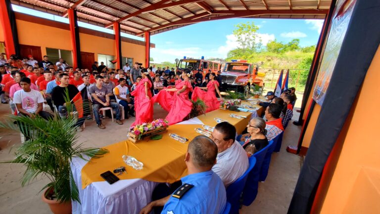 Inauguran Estación de Bomberos en Matiguás