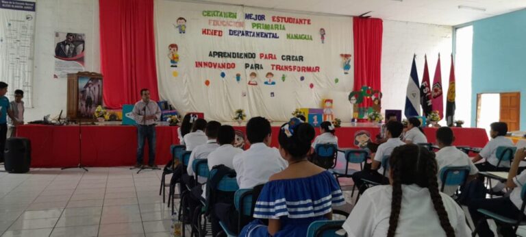 Realizan Certamen de Mejor Estudiante en etapa departamental en Managua