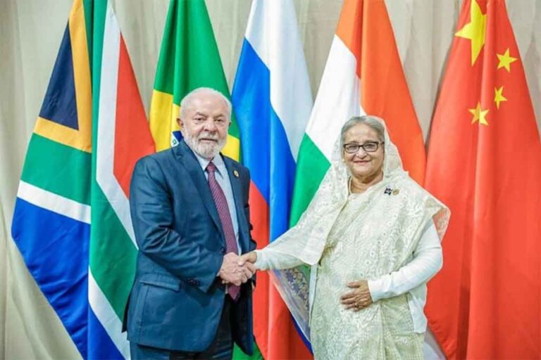 Presidente de Brasil invita a Primera Ministra de Bangladesh a visitar su país