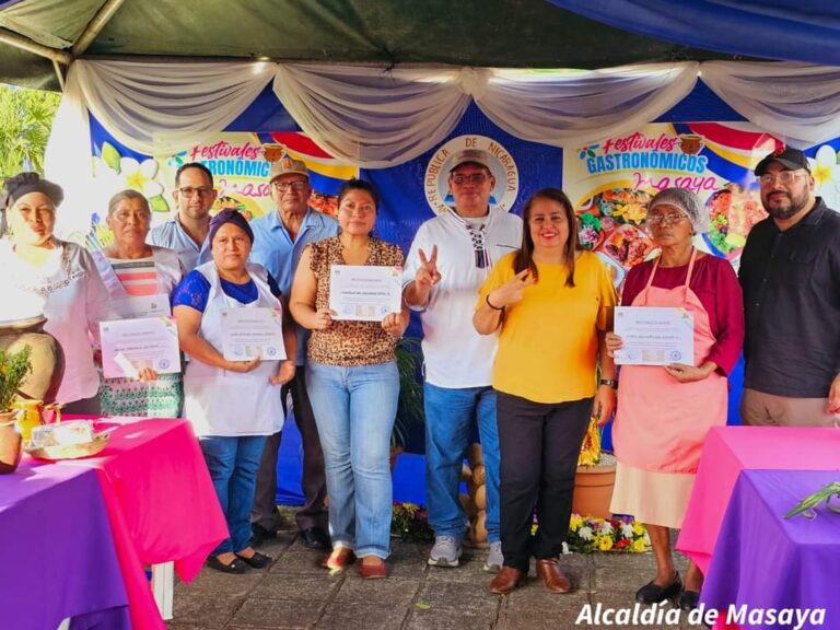 Realizan Festival Gastronómico “Sabores de Mi Tierra” en Masaya-