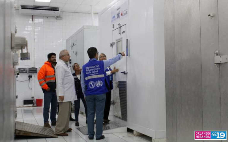 Nicaragua agradece a la OPS y a Canadá por donación de cámaras frías