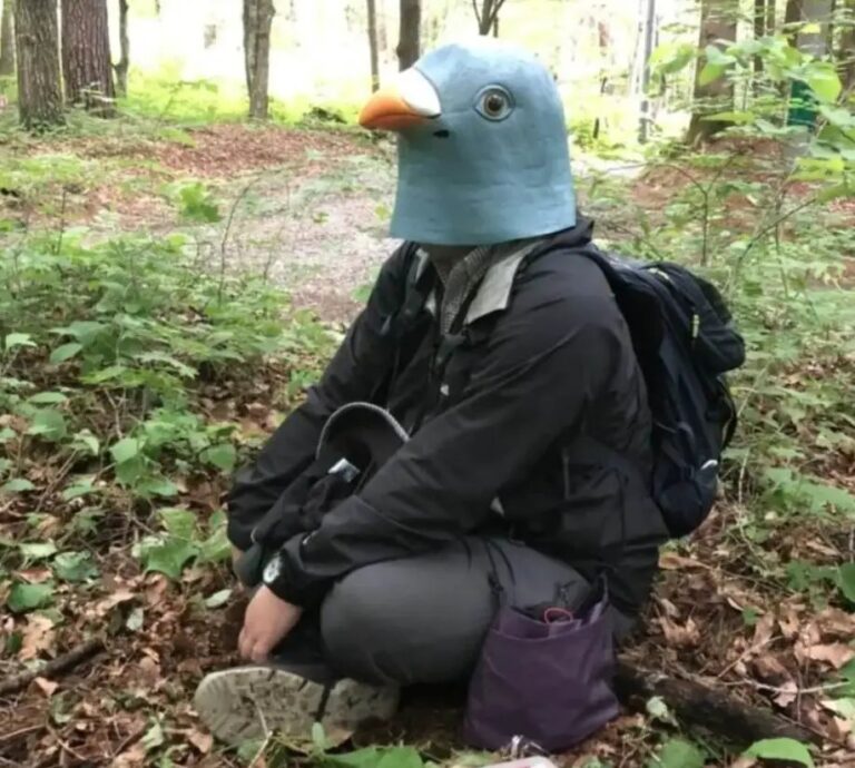 Se disfrazó de ave por un año para realizar investigación