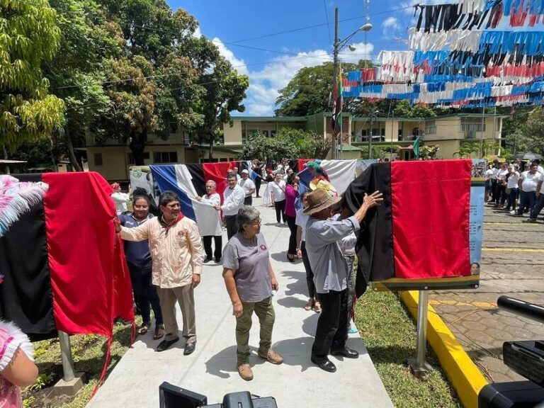 UNA inaugura Paseo de los Héroes de la Soberanía Nacional