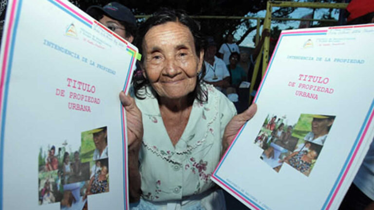 Del 2007 al 2023 se han entregado más de 600 mil títulos de propiedad