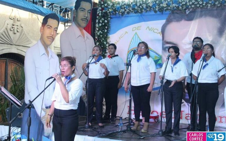 Militancia Sandinista conmemora a Rigoberto López Pérez