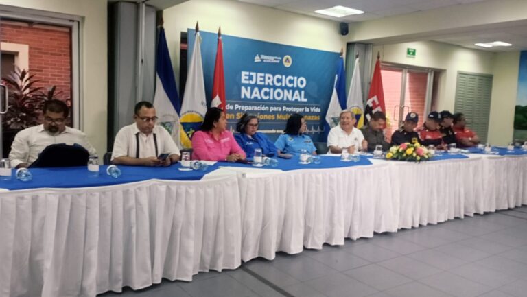 Nicaragua realiza el III Ejercicio Nacional de Preparación para Proteger la Vida