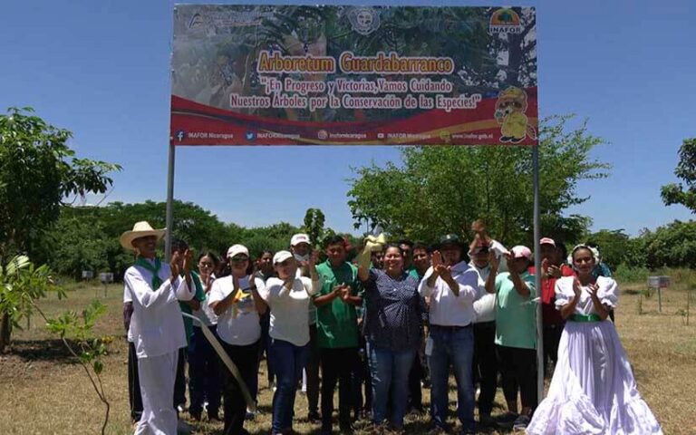 Inauguran arboretum en Tipitapa