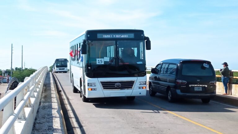 Salen de Puerto Corinto 250 buses de fabricación china