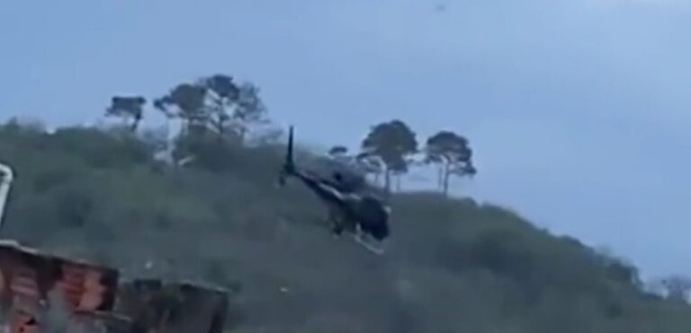 Dos helicópteros fueron tiroteados por el crimen organizado en Río de Janeiro