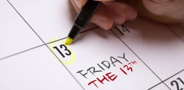 Hoy es viernes 13, día asociado con la mala suerte