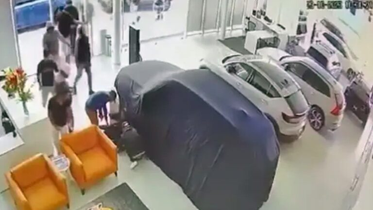 Roban 10 autos de lujo de una agencia Volvo en México