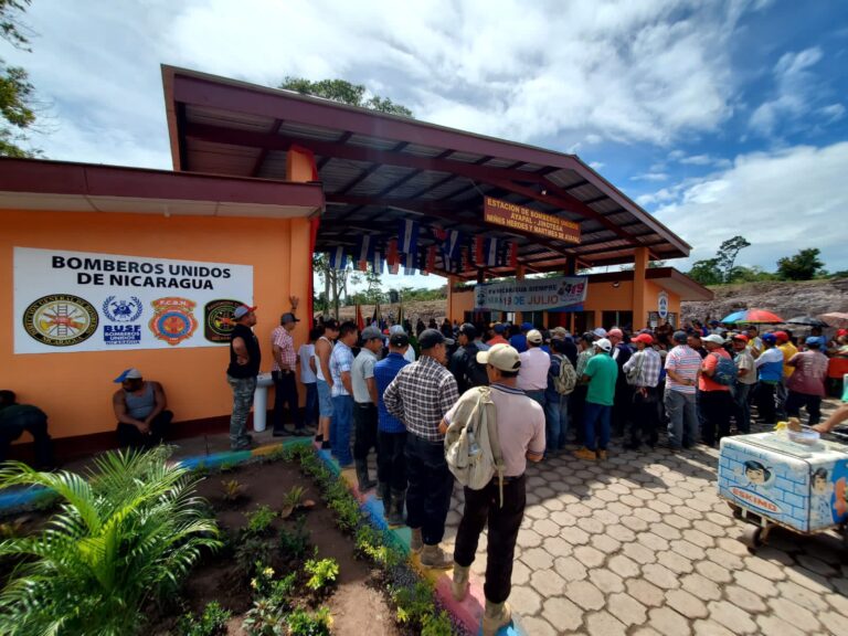 En la Micro Región de Ayapal inauguran una Estación de Bomberos