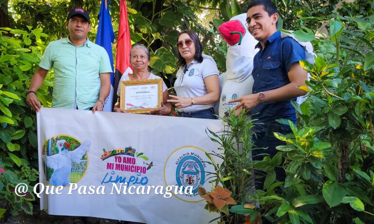 Entregan reconocimientos al espacio más limpio en Ocotal