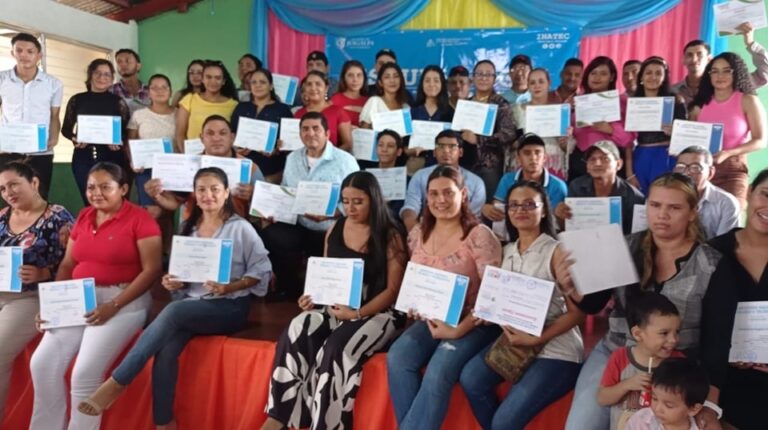 Certifican a más de cien protagonistas de las Escuelas de Oficio en Juigalpa