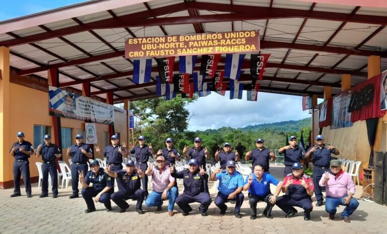 Inauguran estación de bomberos en Ubú Norte, Paiwas