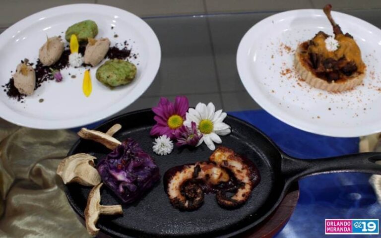 Al menos 12 estudiantes del INATEC realizaron la presentación de técnicas de cocina creativa