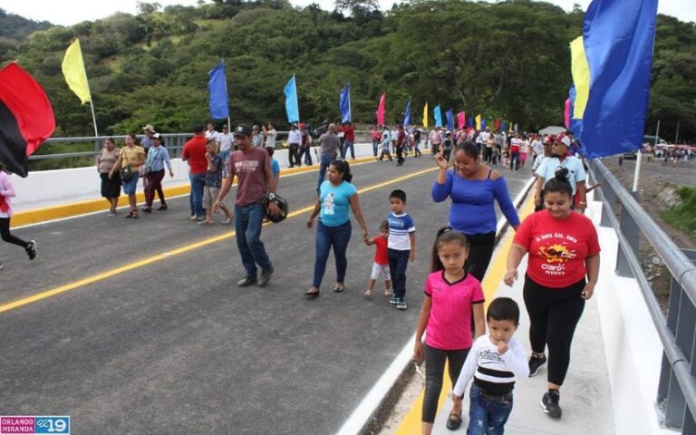 Se inaugura Puente Bopal en Matagalpa