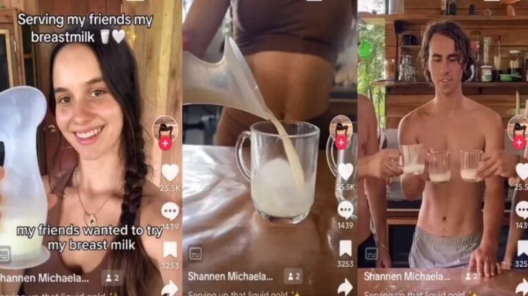 Madre comparte su leche materna con amigos