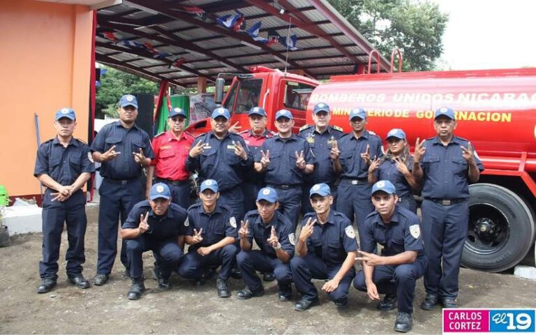 Más de 62 mil personas beneficiadas con la nueva Estación de Bomberos en Nindirí