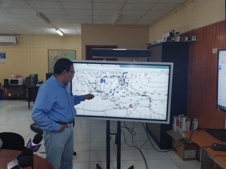 Frente frío se aproxima a Nicaragua