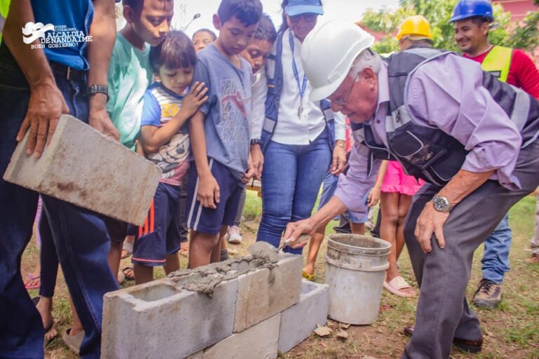 Inicia rehabilitación de parque en Nandaime