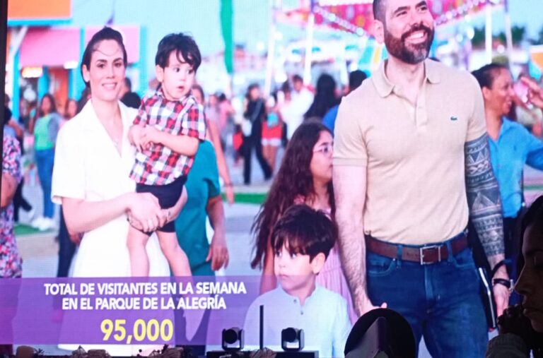 Más de 95 mil personas visitaron el Parque de la Alegría en una semana