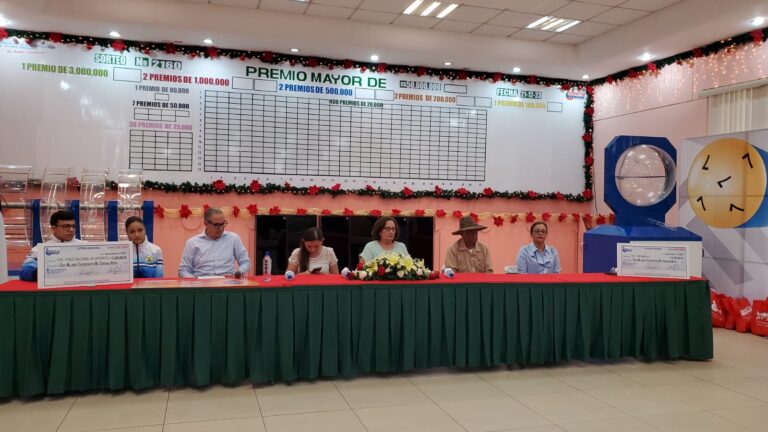 Lotería Nacional entrega más de 12 millones de córdobas al IND y MIFAM