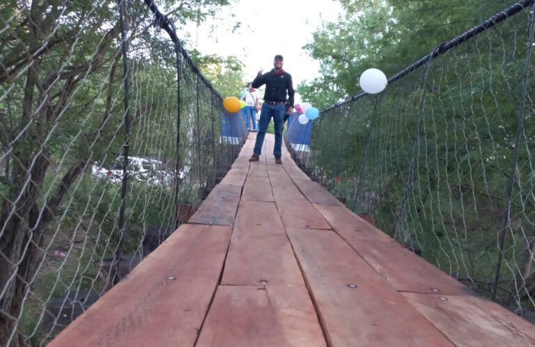 Inauguran Puente Colgante en Diriamba