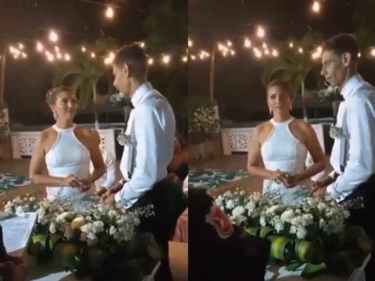 Novia rechaza a su prometido en su boda porque su suegro era un metiche 