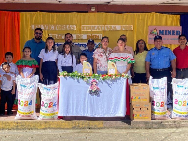 Colegio Rubén Darío recibe la Primera Entrega de Merienda Escolar 2024 