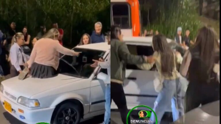 Novia y exnovia encaran a hombre con su “amante”