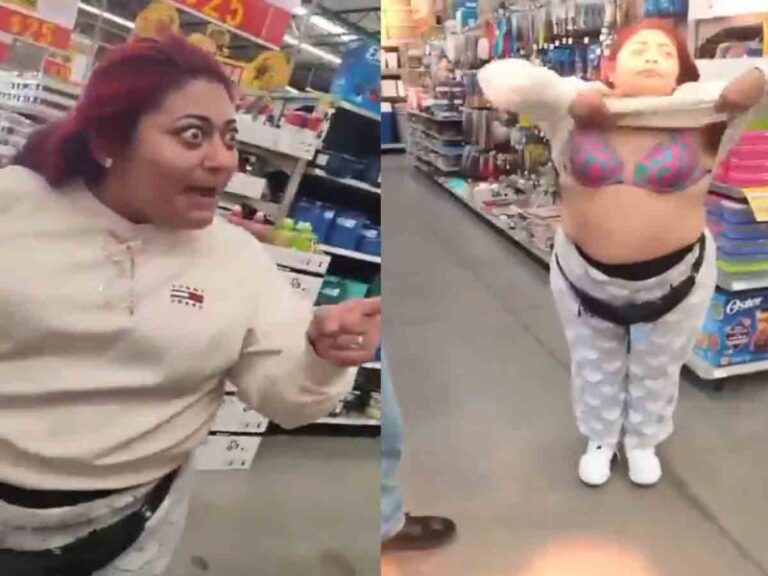 Una mujer es sorprendida robando y desata tremendo espectáculo