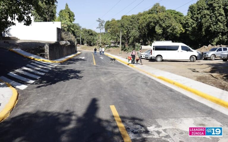 Inauguran mejoramiento vial y drenaje pluvial en comarca “Gracias a Dios”