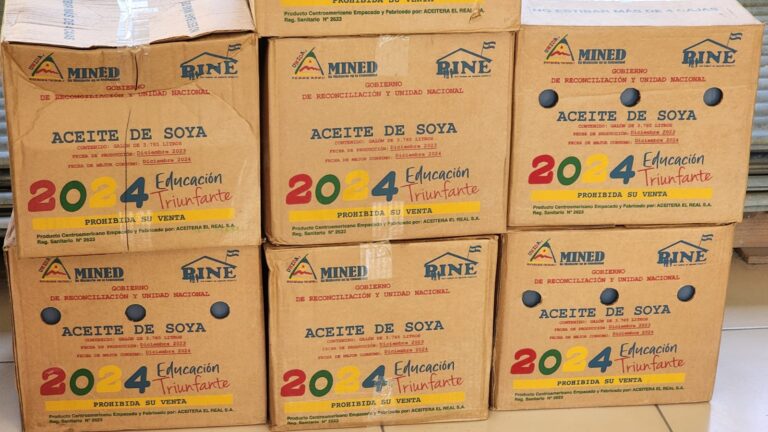 Distribuyen en más de 50 colegios de Puerto Cabeza la Merienda Escolar