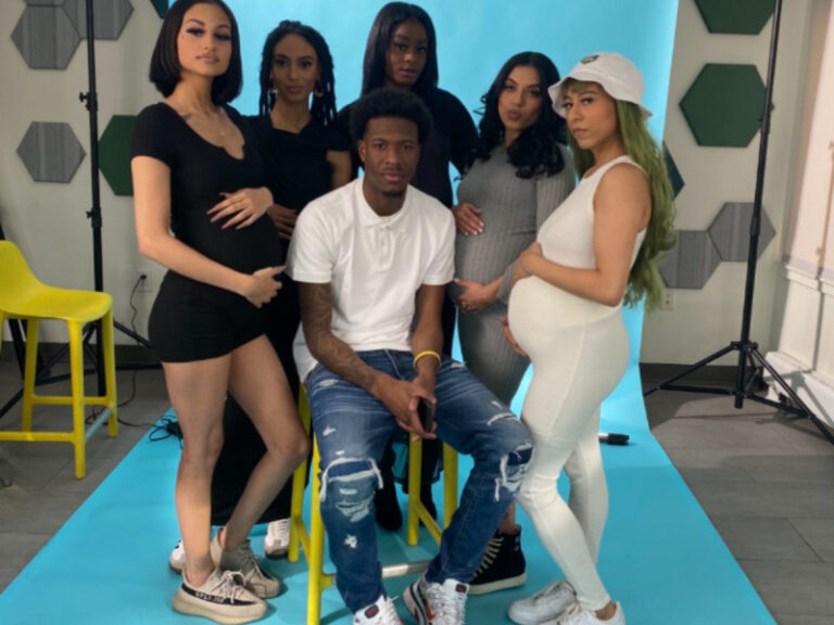 Embaraza a cinco mujeres y les celebra un baby shower conjunto