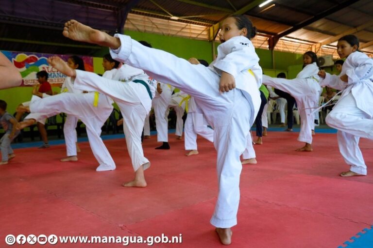 Academia de Taekwondo de la Alcaldía de Managua inicia sus clases