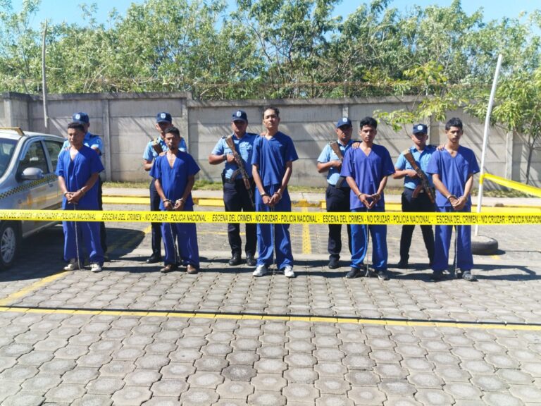 Policía Nacional desarticula agrupación delincuencial en Managua