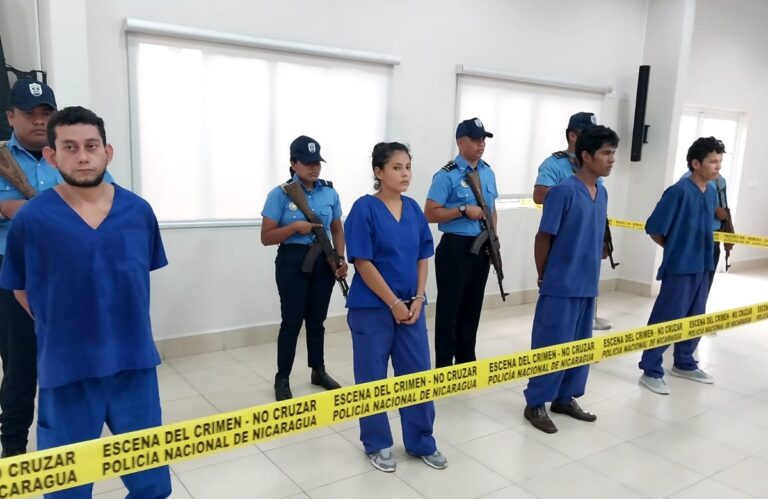 Capturan a 4 sospechosos del homicidio en Vistas del Xolotlán