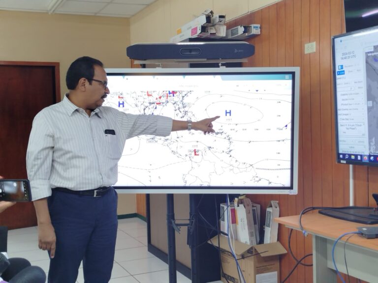 Nicaragua bajo la influencia de una línea frontal