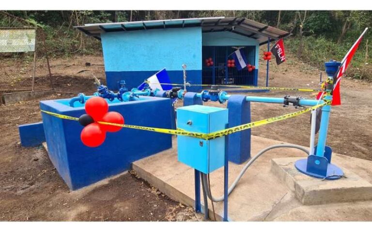 Rehabilitan pozo de agua potable en La Ceiba